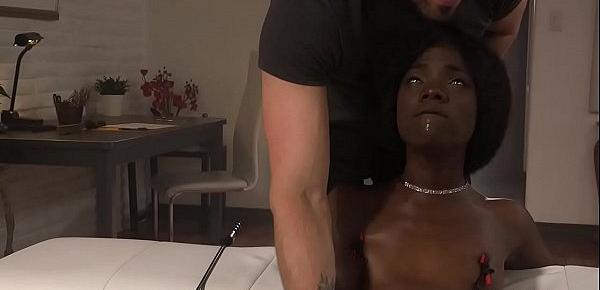  Agent anal fucks ebony slave